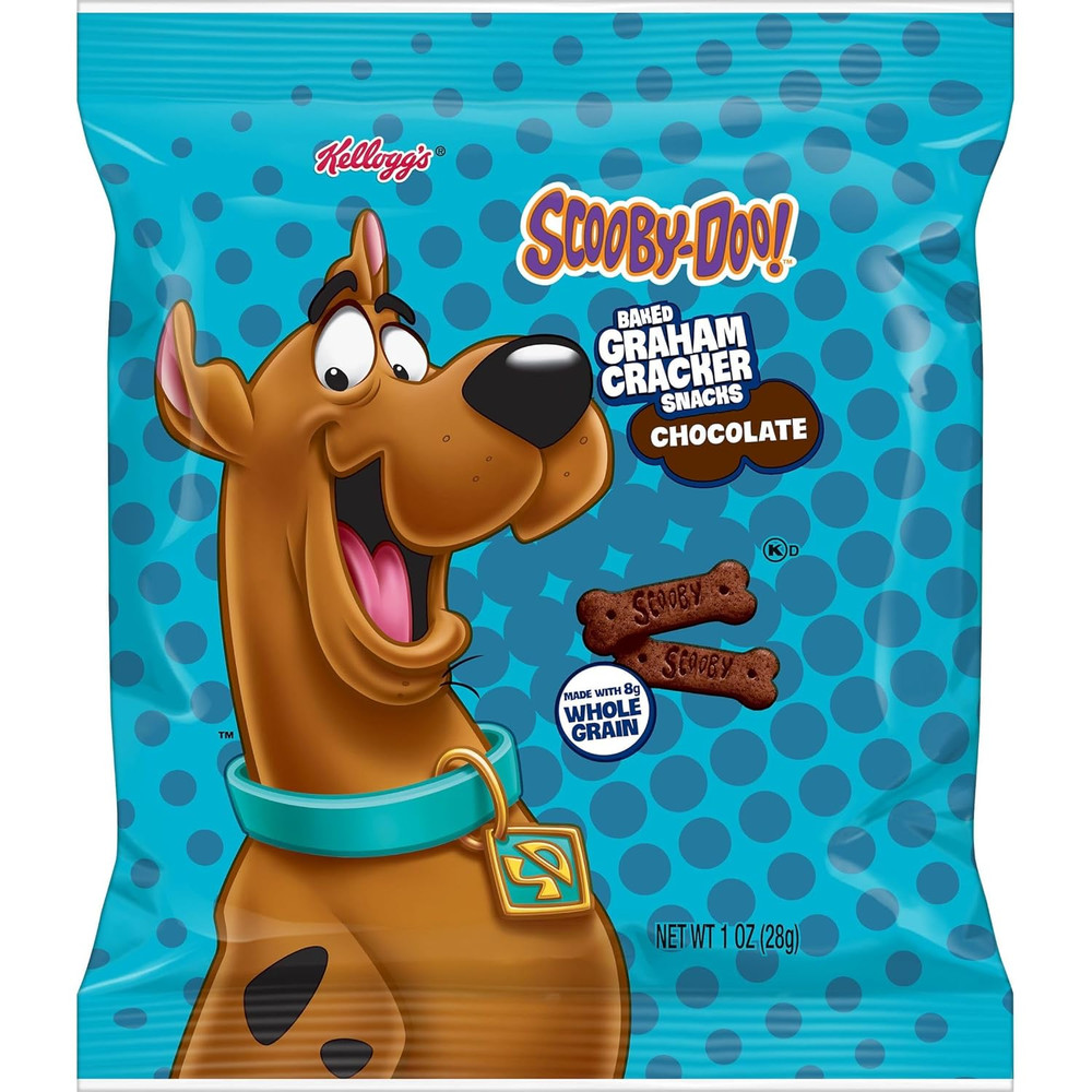 SCOOBY-DOO! Baked Graham Cracker Snacks, Lunch Snacks, Snack Crackers, Chocolate