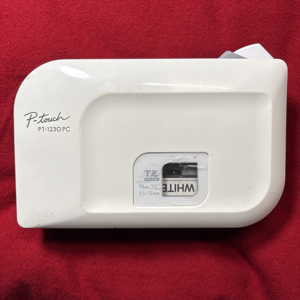 Brother P-Touch PT-1230PC PC-Connectable Label Maker With USB Tested