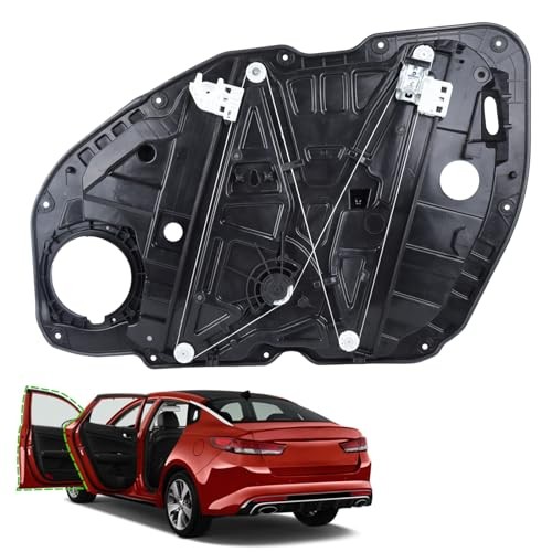 Power Window Regulator with Panel w/o Motor Front Left Driver Side Front