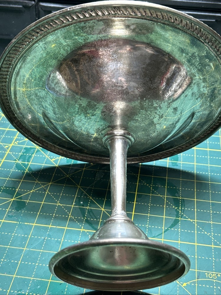Silverplate Pedestal Bowl Candy Dish