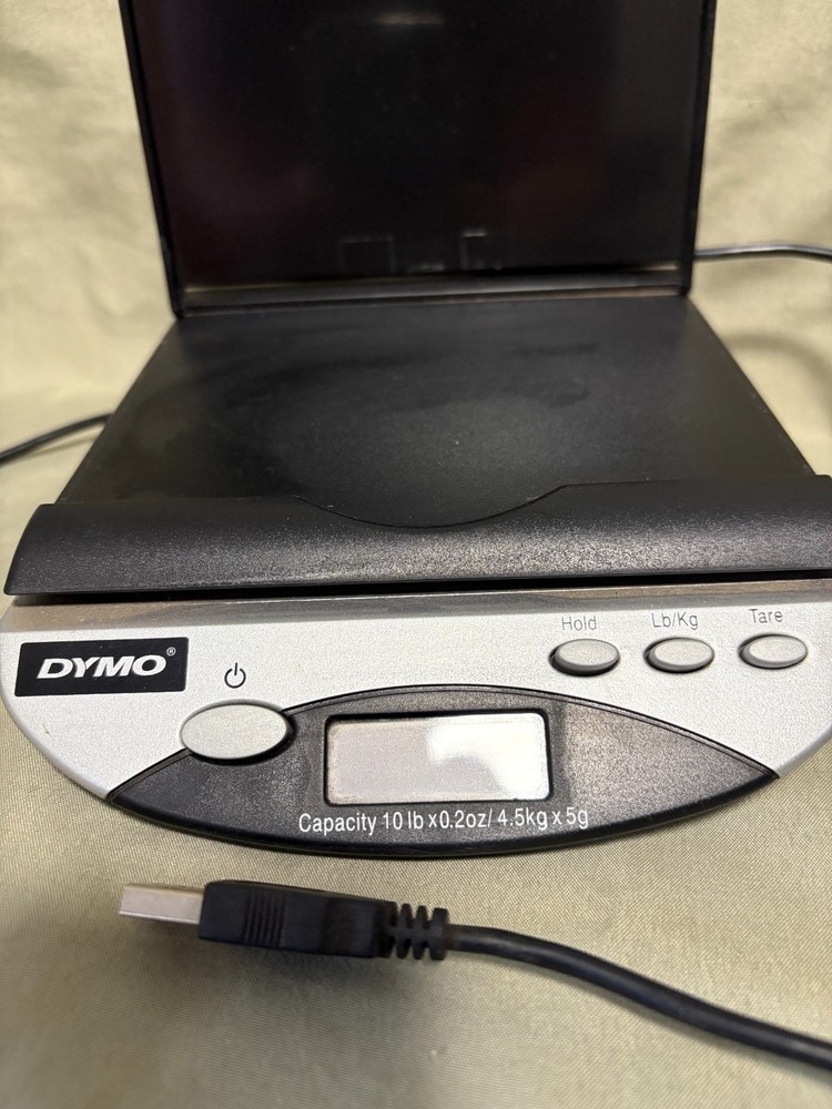 Genuine Dymo (40158) 10lbs Capacity Small Mail Scale With USB Cord