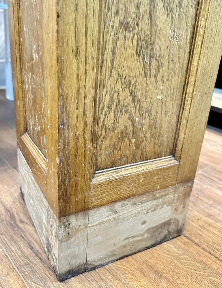 Fluted Oak Corinthian Column Pair GA20448
