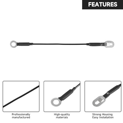 Rear Tailgate Lift Support Cables Tailgate Lift Support Straps - Compatible