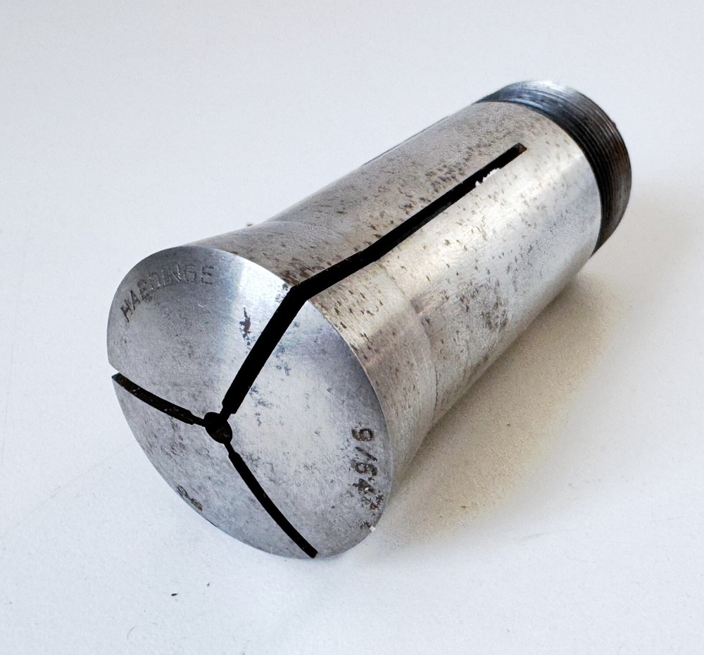 9/64" HARDINGE 5C Round Collet External & Internal Threads .1406" USA