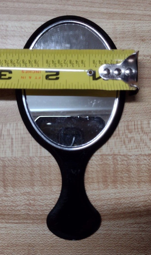 Mini Hand Held Vanity Mirror Plastic