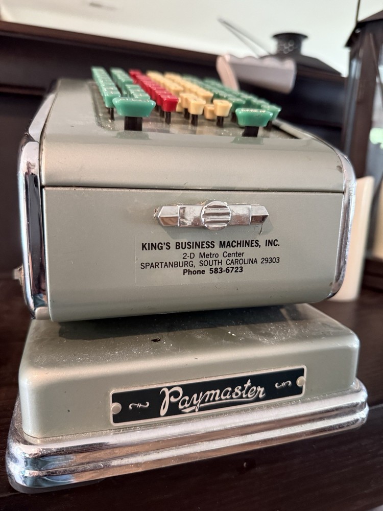 The Paymaster Vintage Check Writer