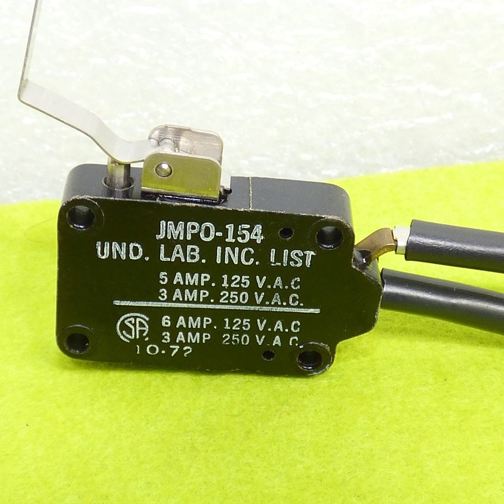 Cemco microswitch JMPO-154 long lever micro switch sump pump