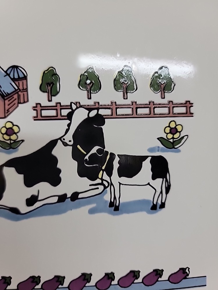 Ceramic Tile Cows Barn Farmhouse Decor/ Trivet 6" X 6"
