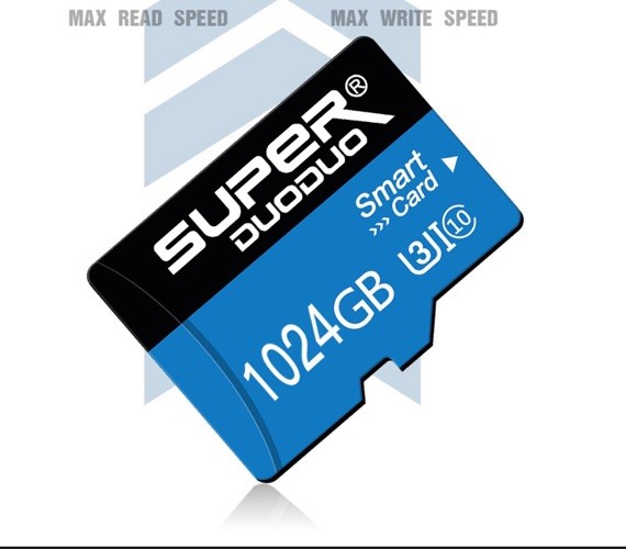 1024 GB High Speed Micro SD Memory Card, Multimedia Support