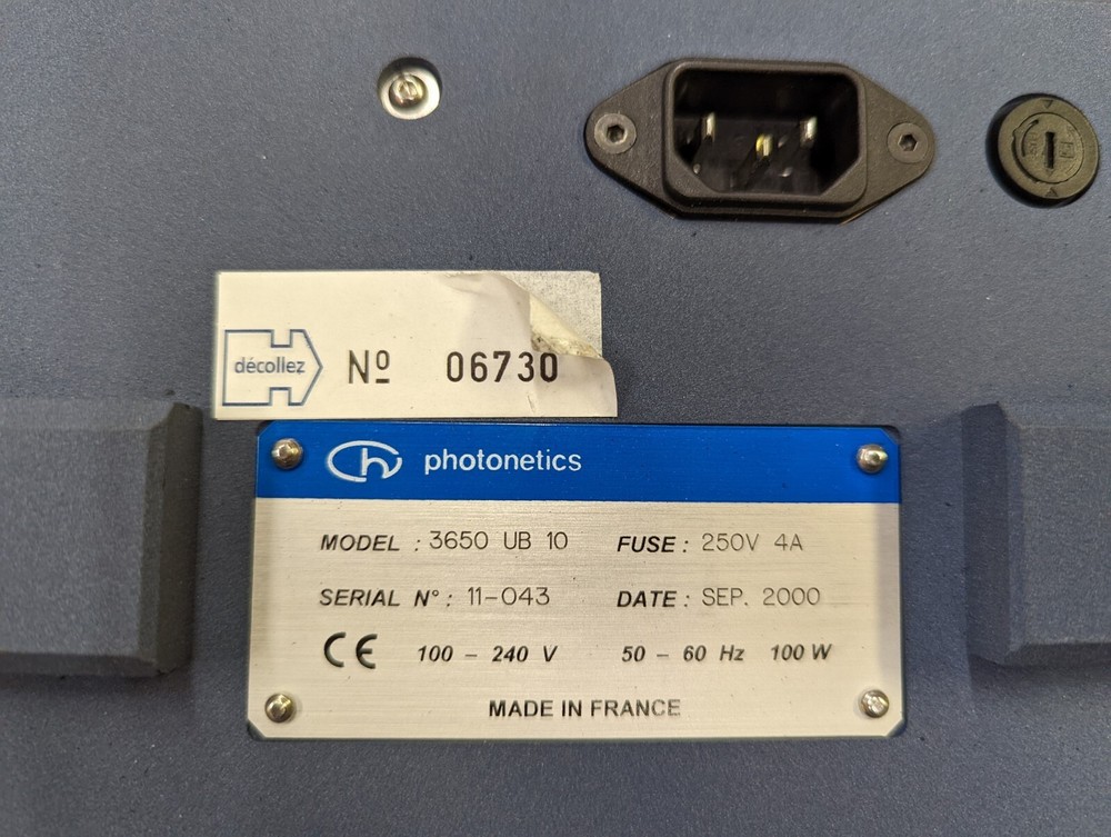 Photonetics 3650 UB 10 Polarization Mode Dispersion Analyzer (3650UB10)