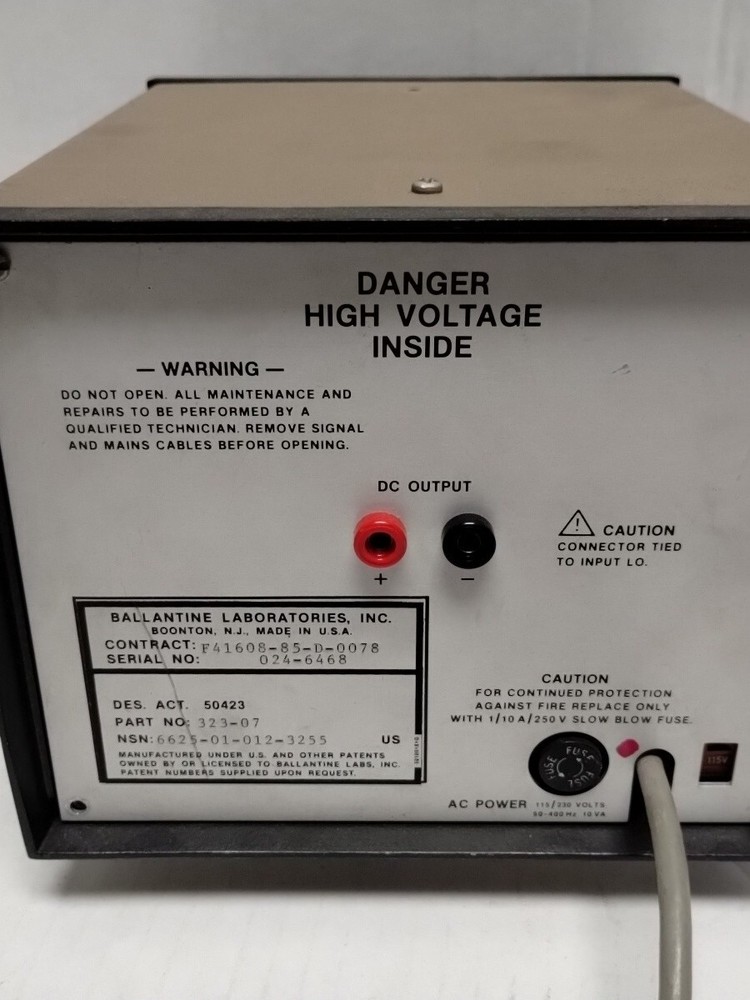 BALLANTINE 323 TRUE RMS ANALOG AC VOLTMETER