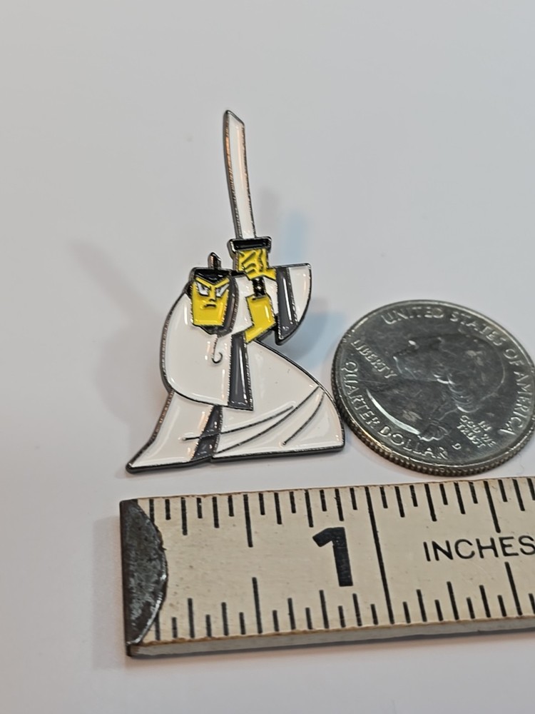 Samurai Jack Cartoon Character Lapel Pin