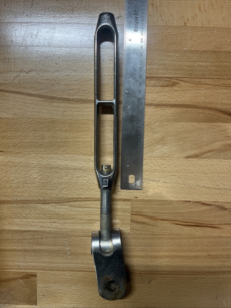 5/8 Turnbuckle  Long Body 9” W/ Toggle