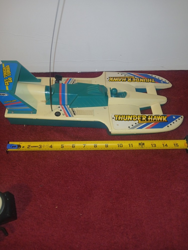 1987 Remco Thunder Hawk Remote Control Boat