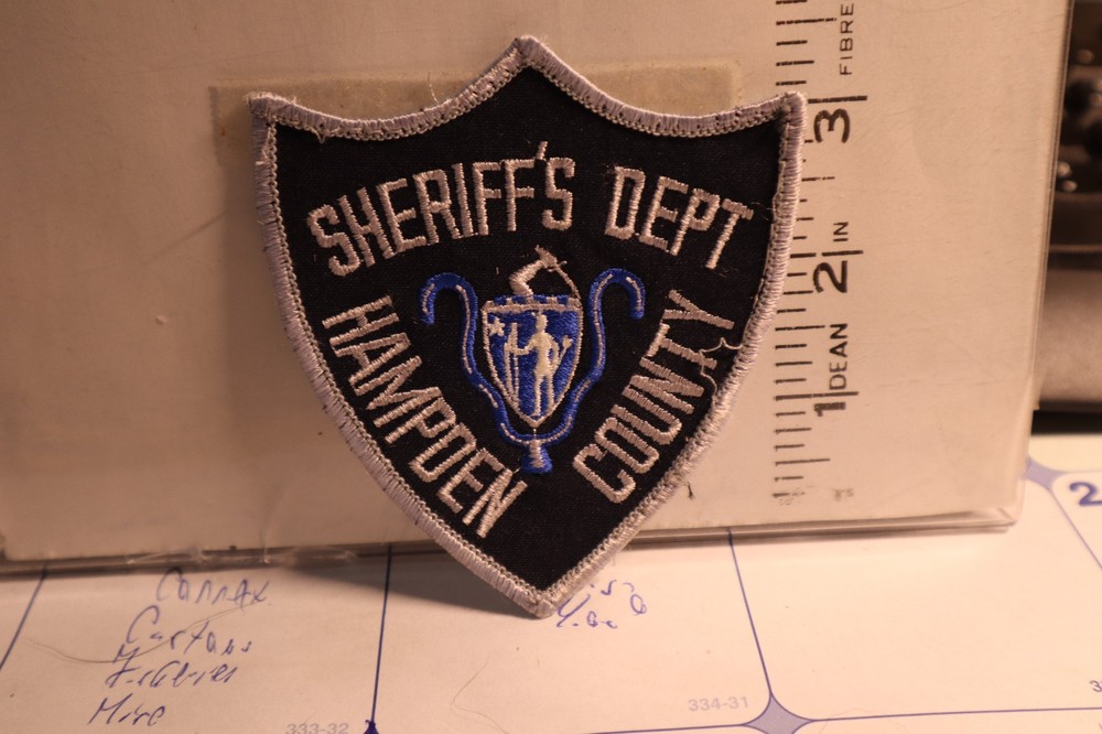 police patch  HAMPDEN COUNTY SHERIFF MASSACHUSETTS