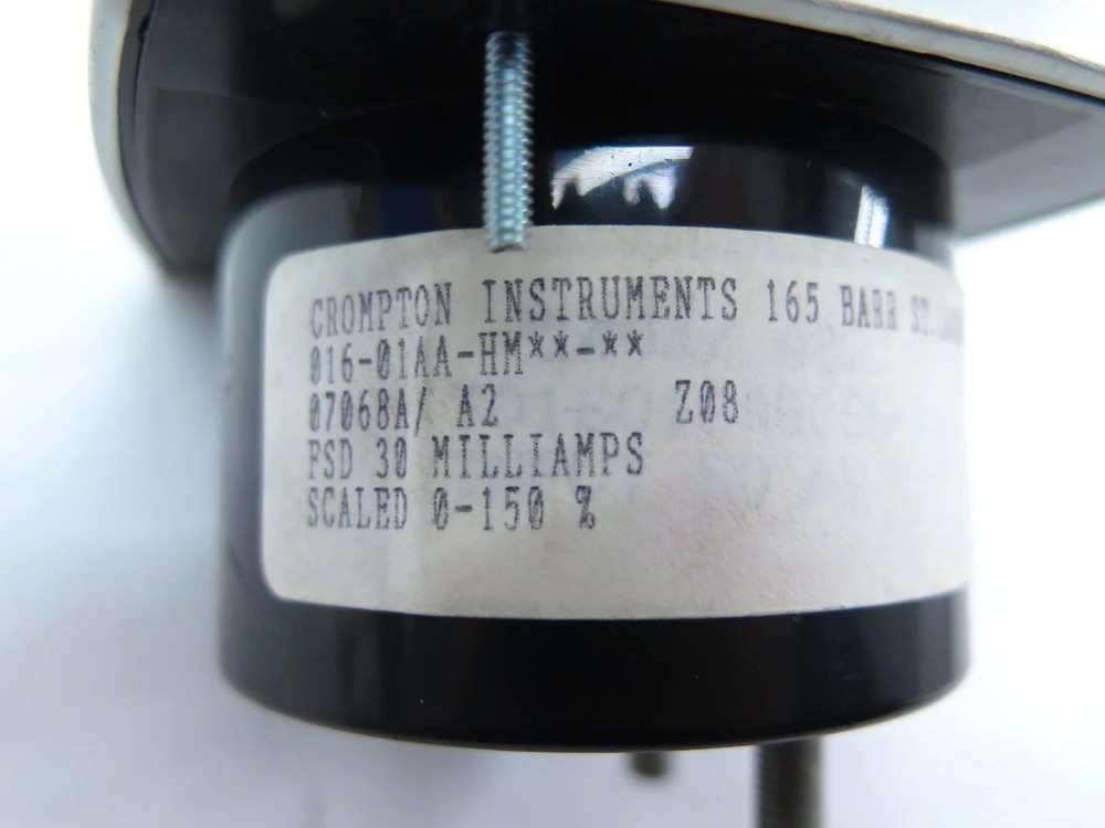 Crompton 016-01AA-HM Analog Panel Meter