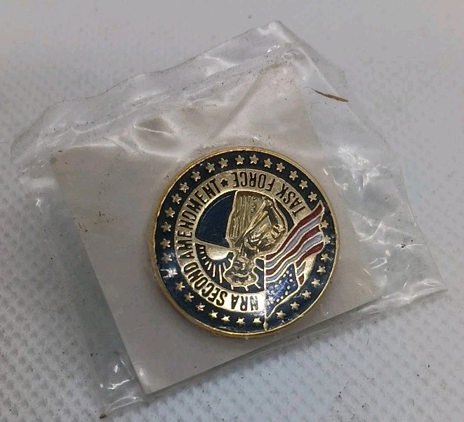 NRA Second Amendment Task Force 1993 Lapel Pin National Rifle Association