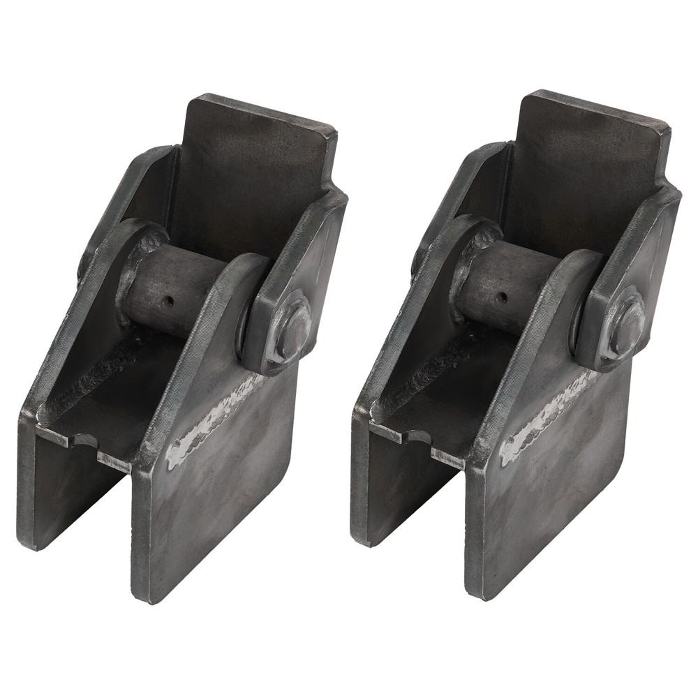 2 X Heavy Duty Steel Dump Truck Trailer Hinges Work On Any 2" Rectangular Tube