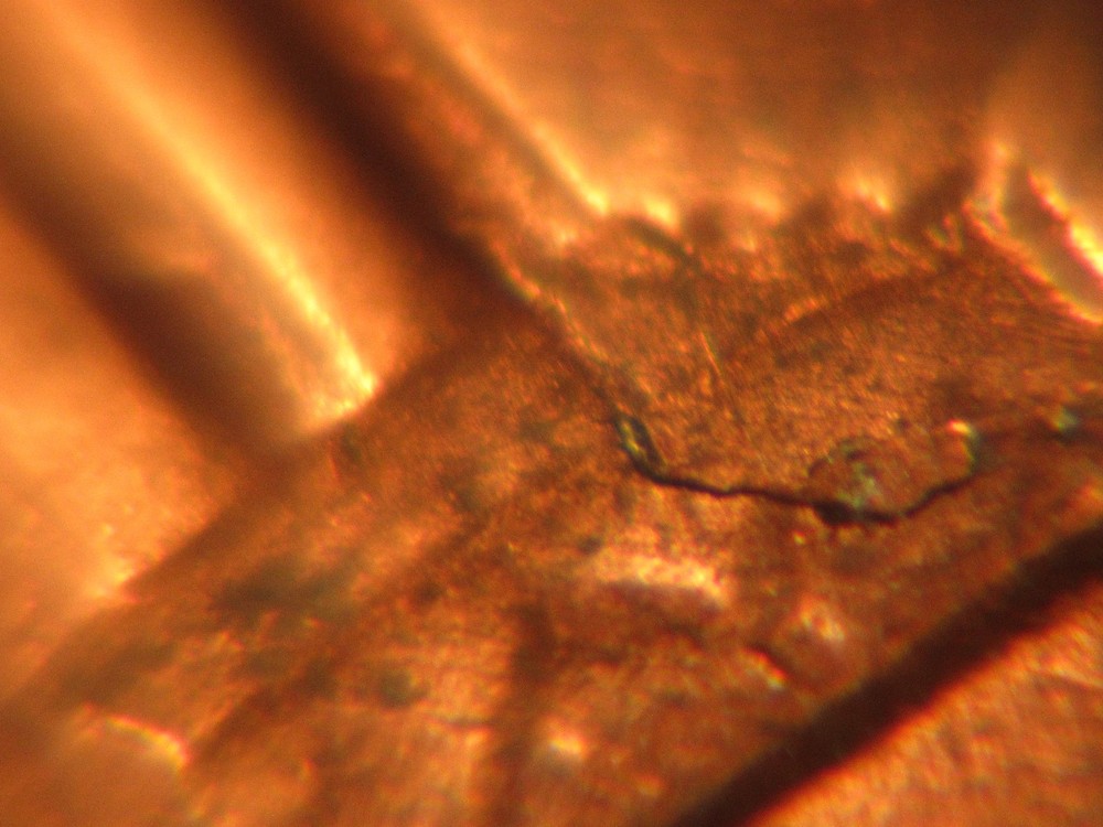 1984 P Lincoln Penny with Reverse Die Crack Error