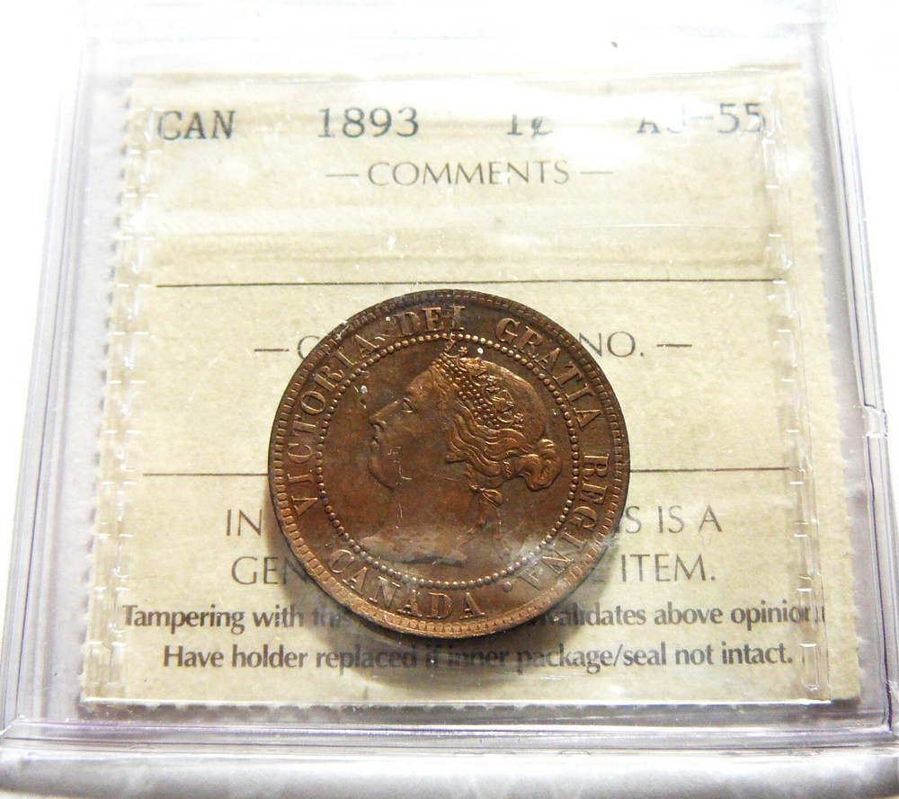 1893 1c ICCS AU 55 Canada Cent