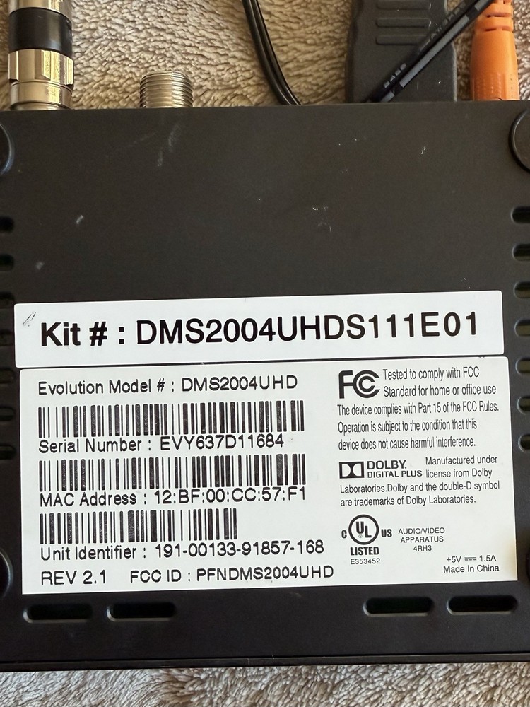 Evolution Model DMS2004UHD Cable Connector - Complete - Used