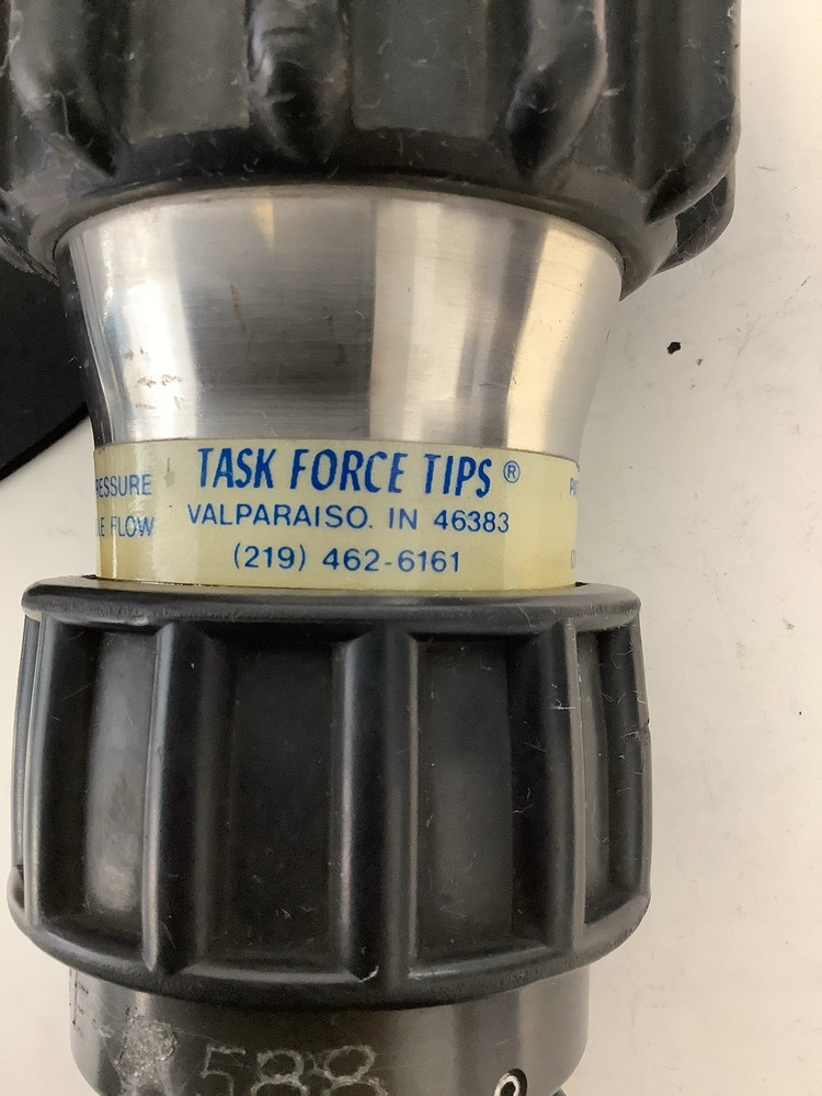 TFT Fire Hose Full Automatic VARIABLE VOLUME Nozzle 1 1/2" NH Task Force Tip