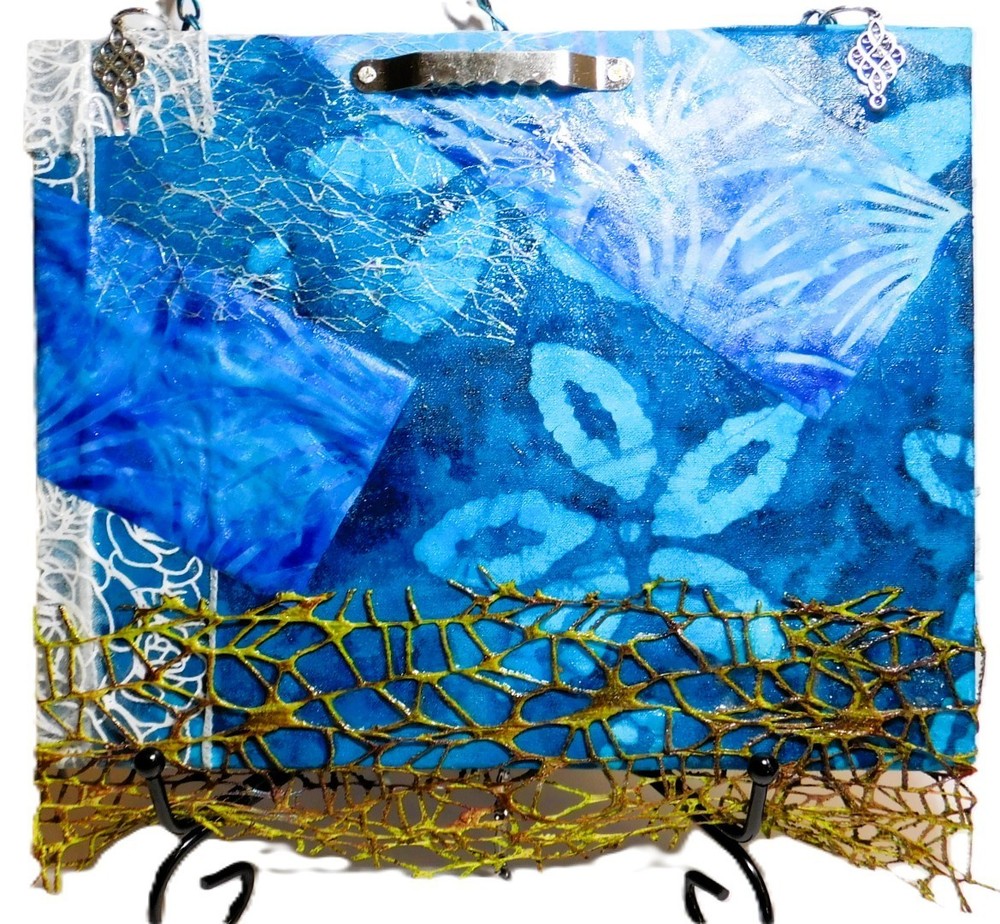 Unique Mixed Media Hanging Art Boards