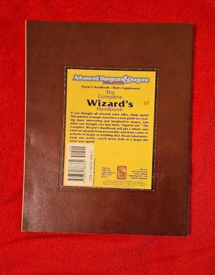 Advanced Dungeons & Dragons 2nd Edition Supplement - Complete Wizard's Handbook