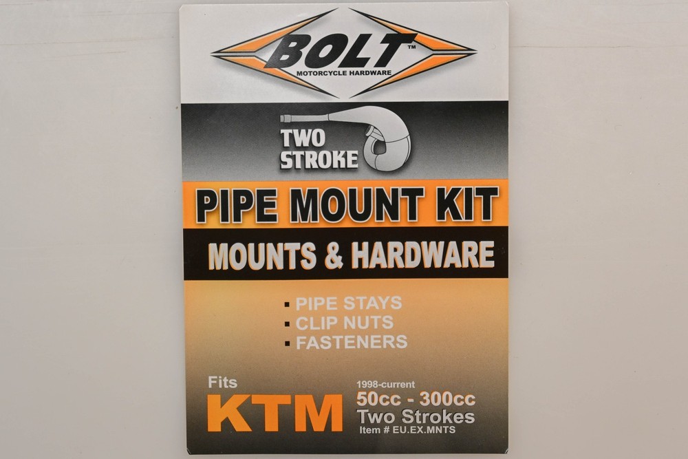 Bolt EU.EX.MNTS 50-300cc 2-Stroke Pipe Mount Kit NOS