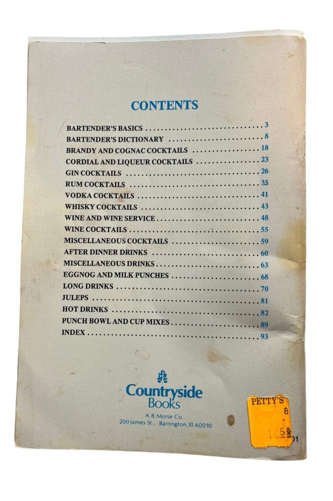 Vintage Bartending & Wine Guide Collection - 1960s-70s Ephemera