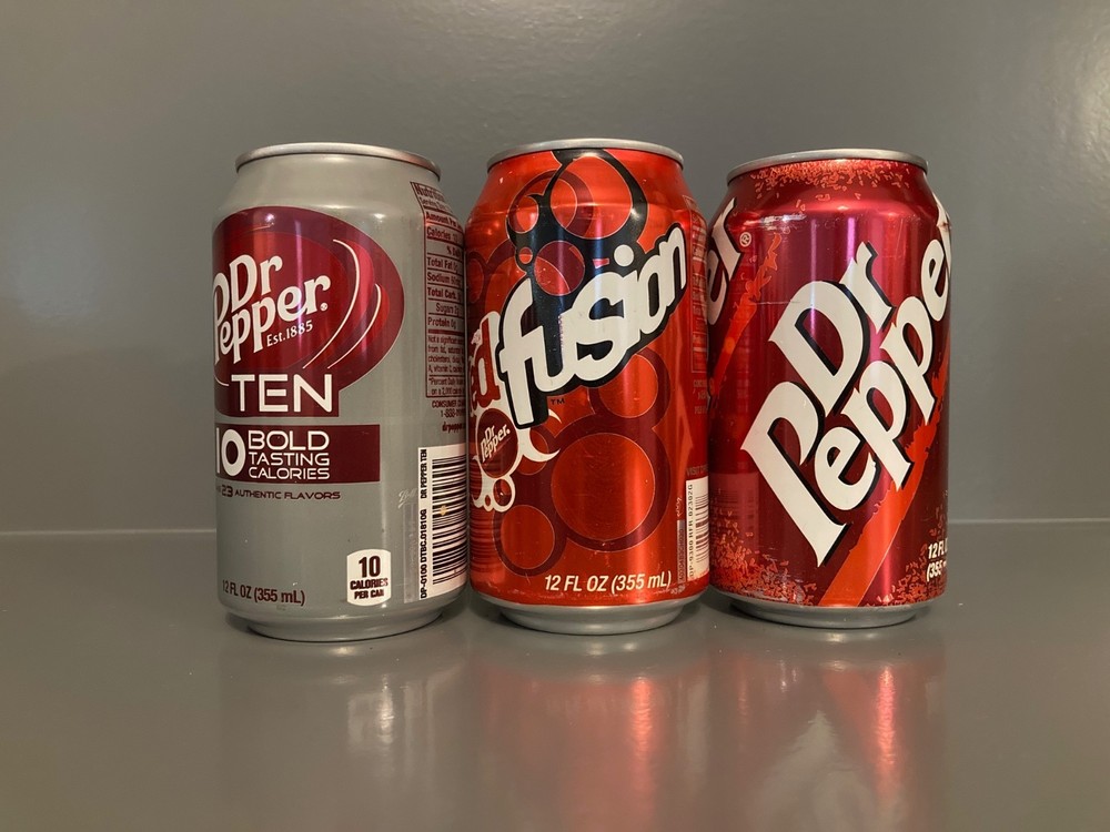 Dr Pepper Three Can Lot