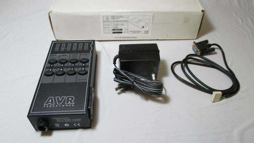 GLP German Light Products AVR Programmer Impression 9501 Software Update Upload