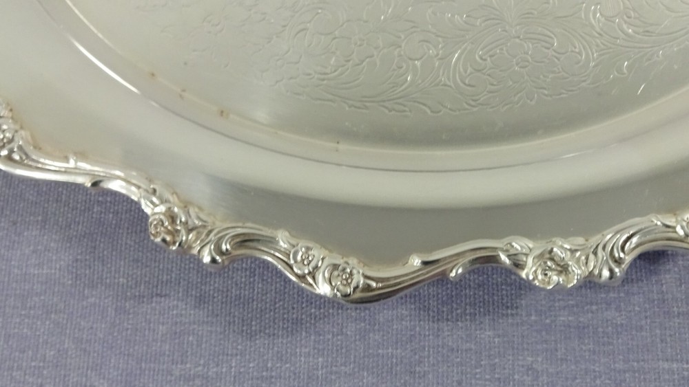 SILVERPLATE COFFEE SERVICE, WILCOX AMERICAN ROSE