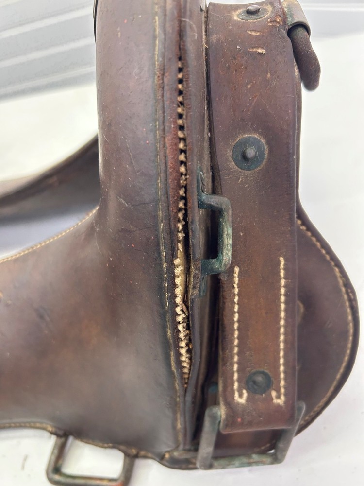 WWI US Army McClellan Cavalry Saddle With Stirrups