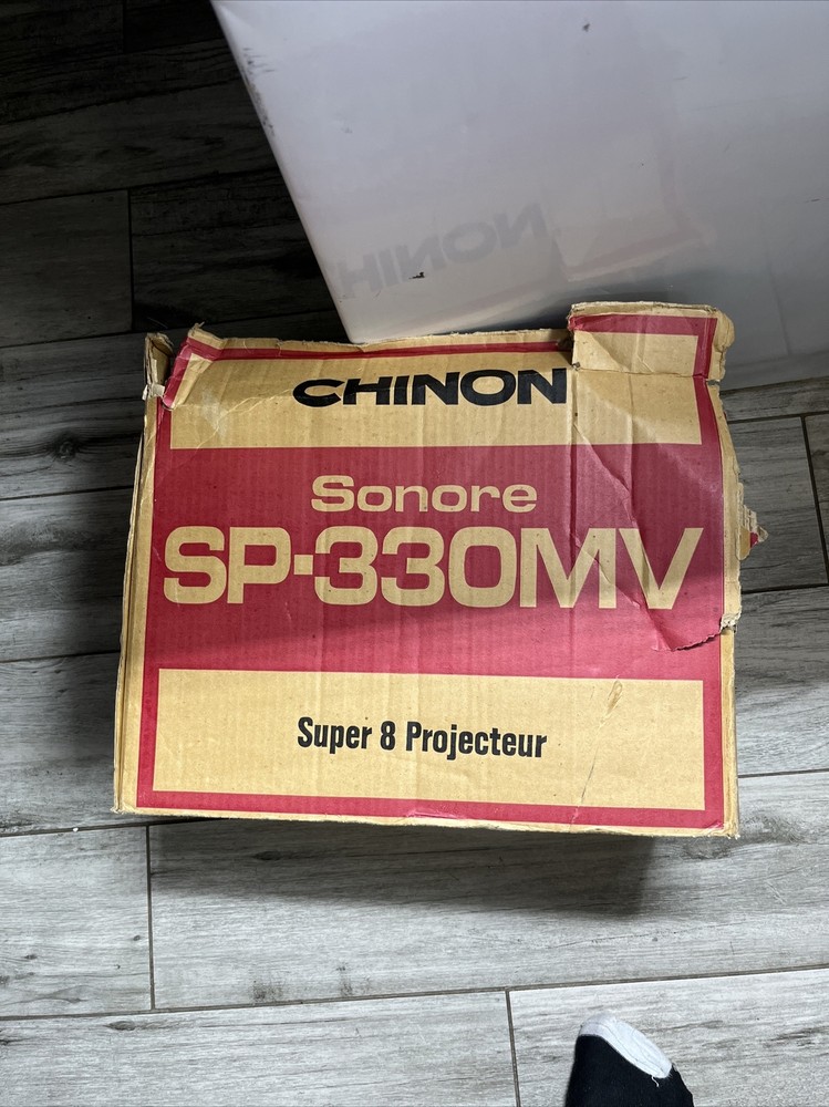 Chinon SP 350 8mm Projector New Broken Box. No Return.