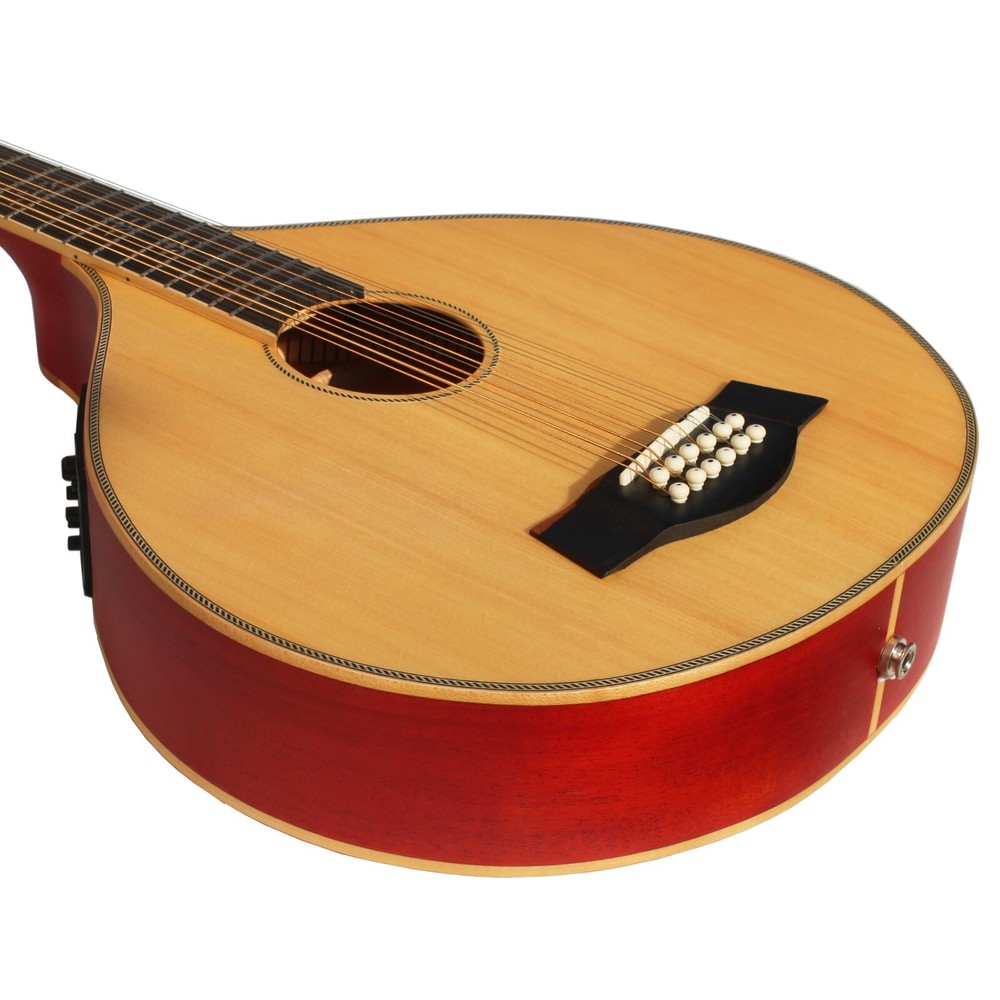 Bouzouki, 12 Strings Bouzouki Guitar with EQ (12 Strings)