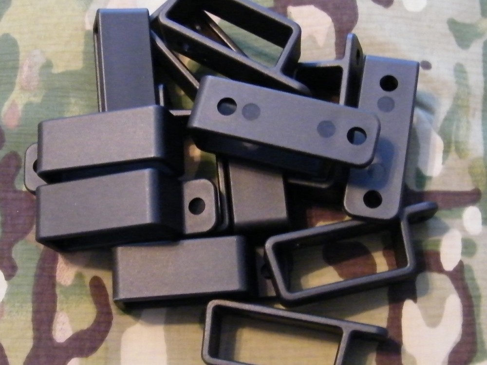 Black Injection Molded Belt Loop 1.5"