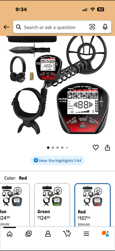DR.ÖTEK MT-XR Metal Detector