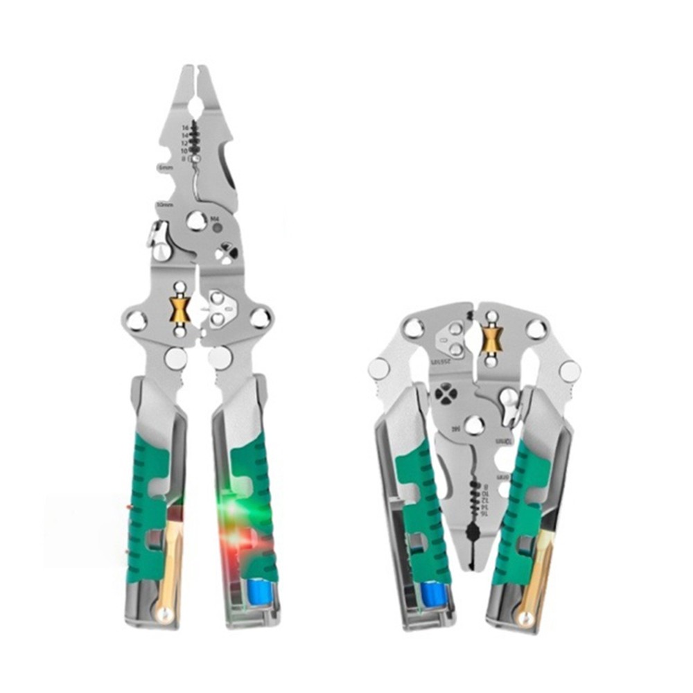 Portable Multi-Functional Stainless Steel Wire Stripper With Electrical Test