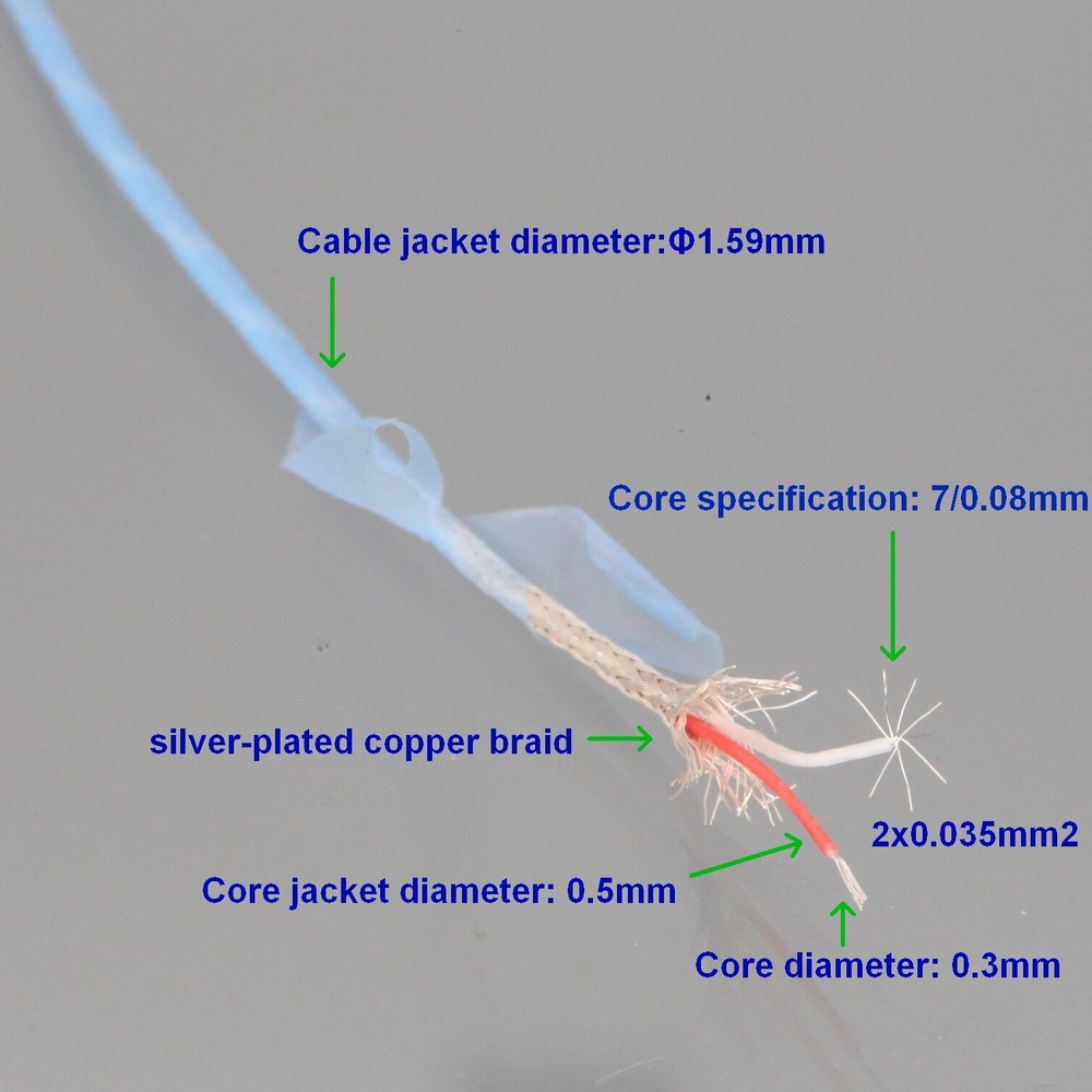 3.5mm 1/8" TRS Stereo Locking Plug Record Cable Microphone Wireless Transmitter