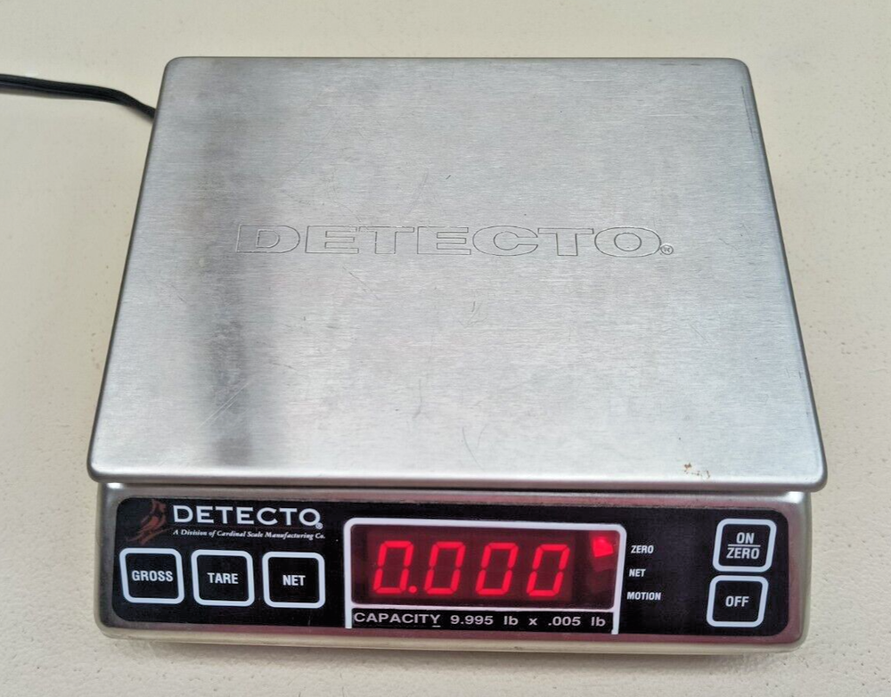 Detecto AP-10 Portion Control Digital Scale-9.995 lb Capacity
