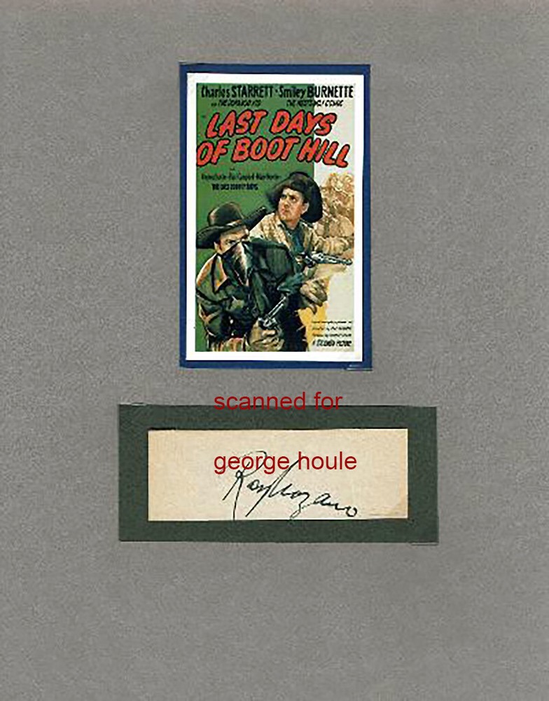 RAY NAZARRO - SIGNED - DIRECTOR -  AA NOM