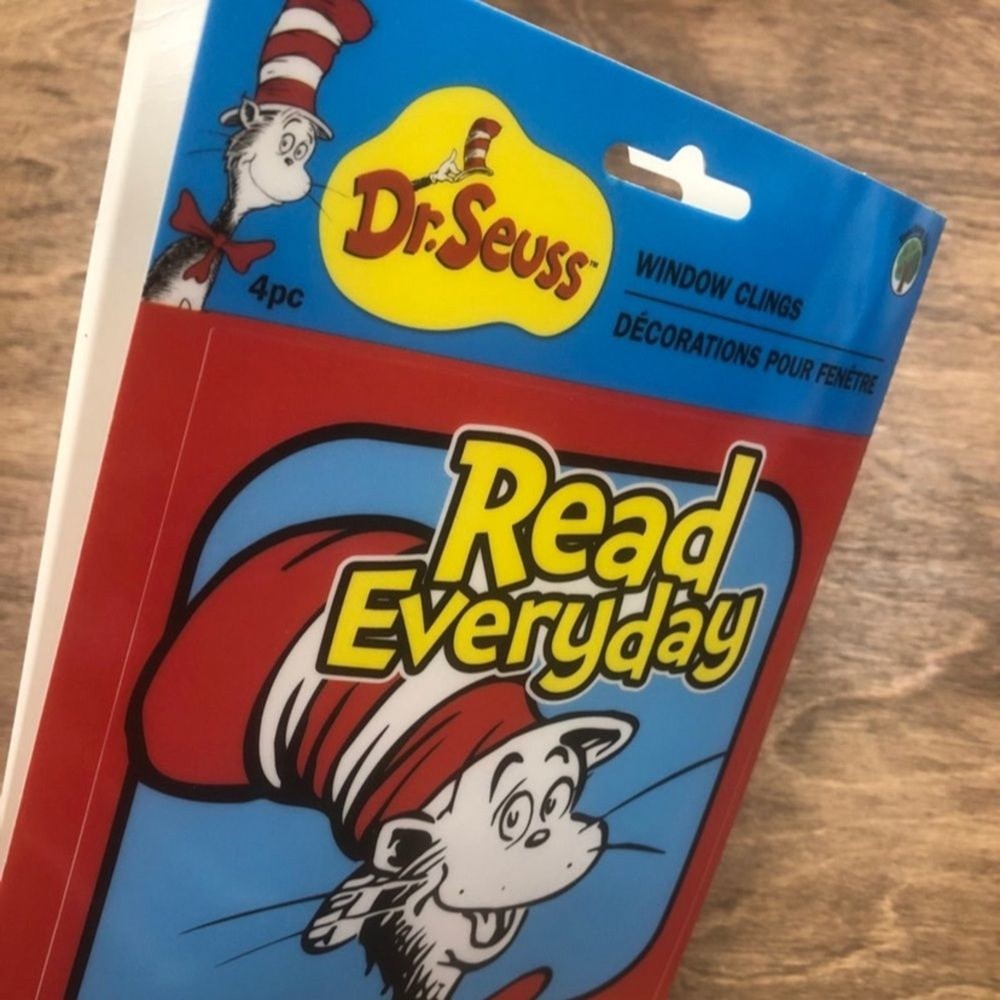 Dr Seuss window clings