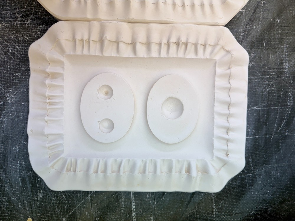 VINTAGE DUNCAN CERAMIC MOLD #DM-920 SOFTIE FRAME
