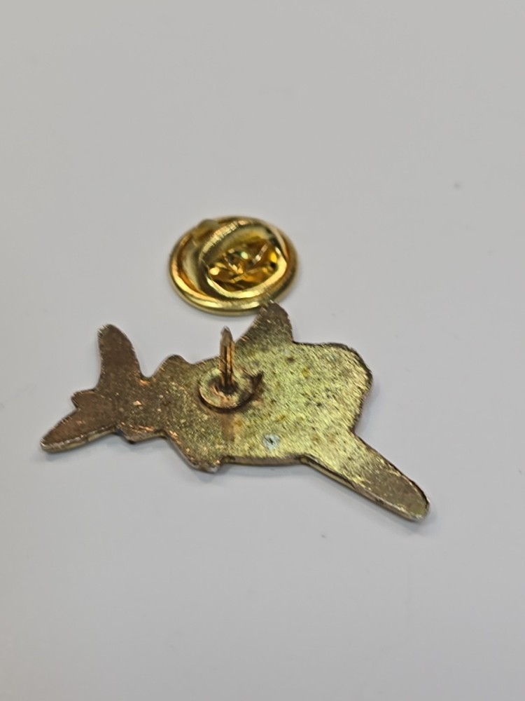 Blue Shark With Big Teeth Lapel Pin
