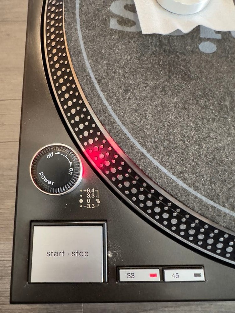 Technics SL-1200MK6 Black Direct Drive DJ Turntable Tested Working