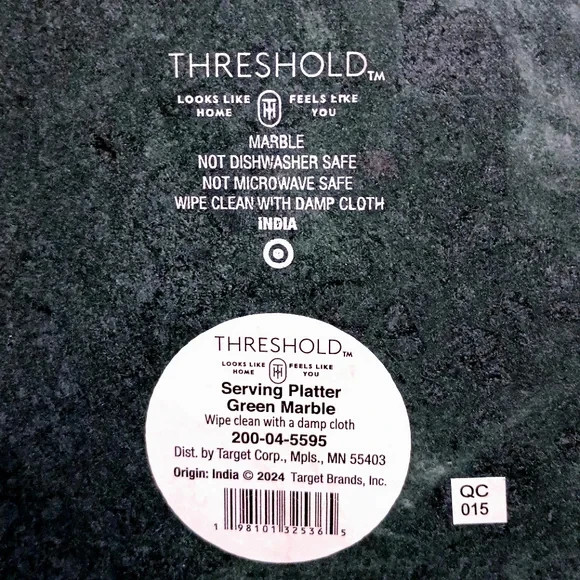 Threshold Serving Platter - 12" Green Marble