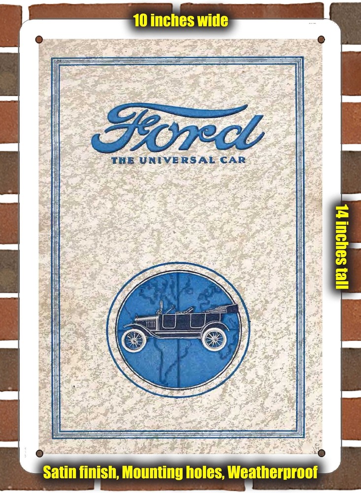 Metal Sign - 1917 Ford Universal May