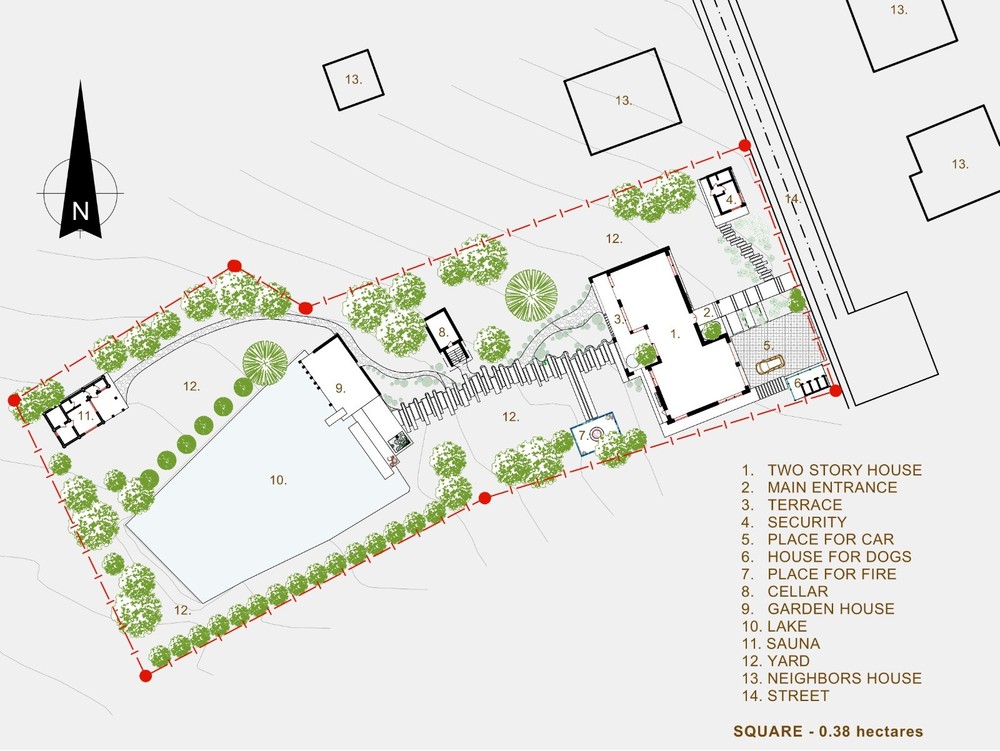 Modern House Plan Building Plans Blueprints 330m 3,550ft