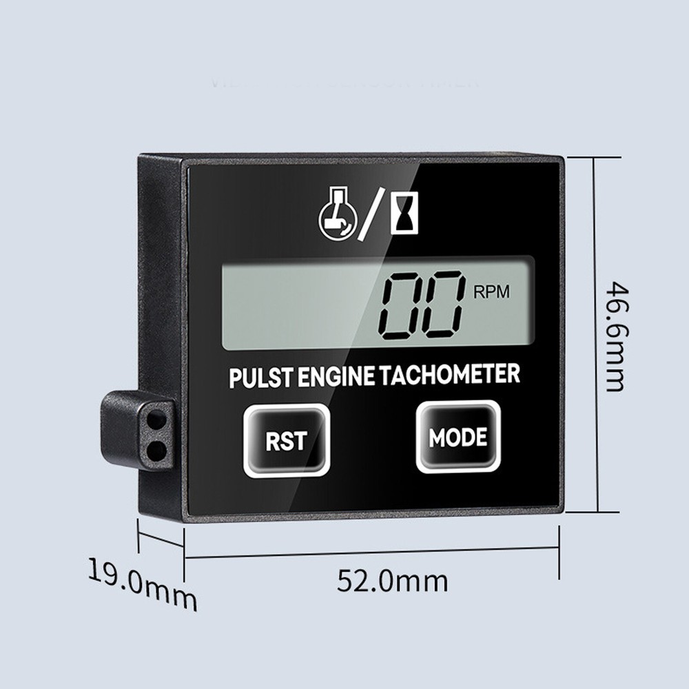 Digital Tachometer Small Digital Engine Tachometer Inductive Tachometer Digit